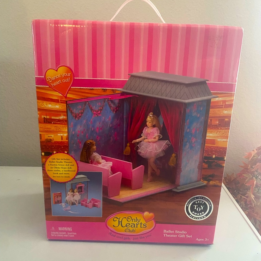 Rare Only Hearts Club Vintage Ballet Studio Doll Set